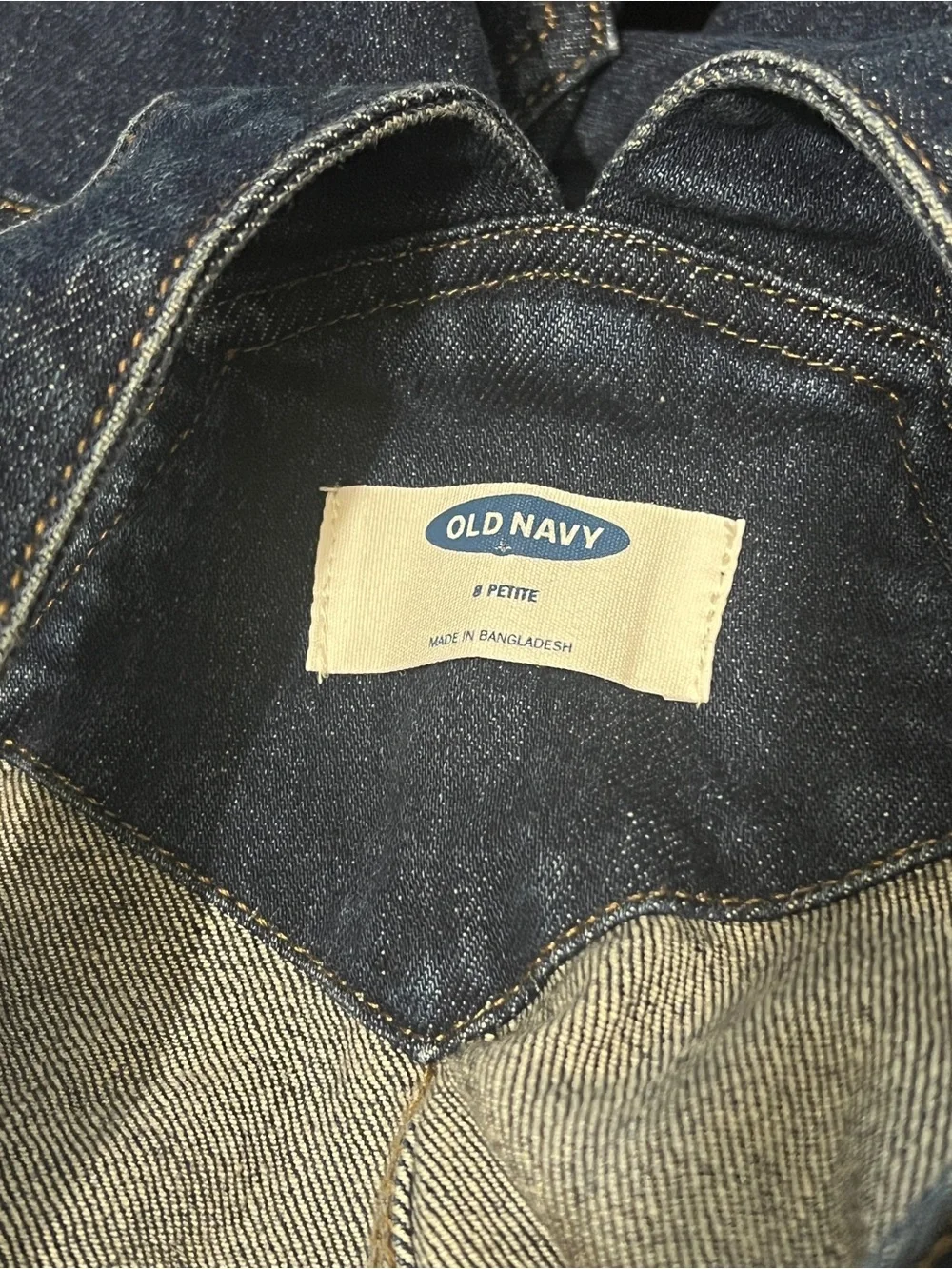 Old Navy Women's Petite 8P Casual Denim Overall Jumpsuit Solid Streetwear Bibs